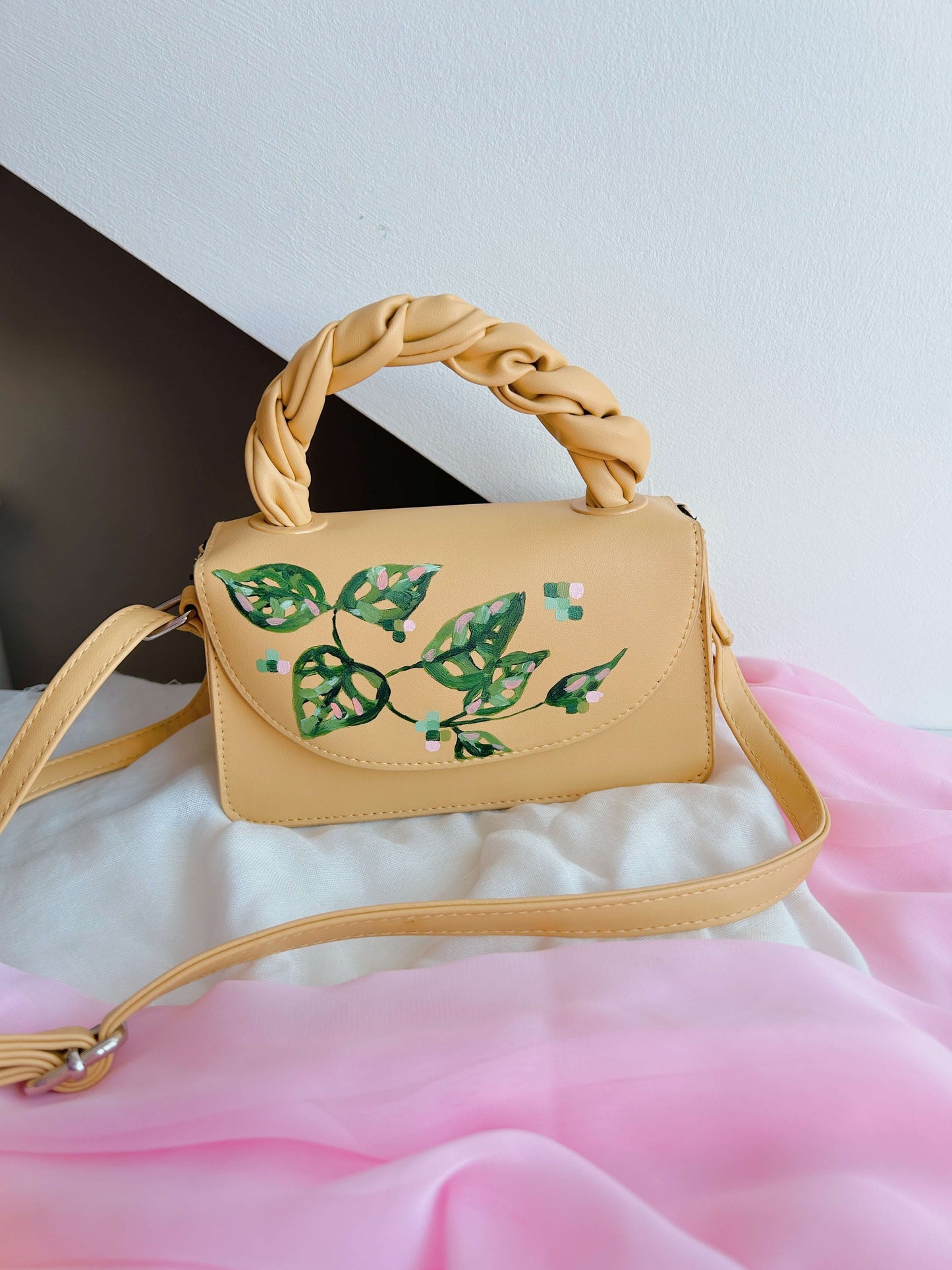 Custom Yellow Handbag