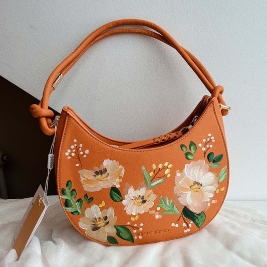 Custom Orange Handbag